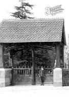 St Peter's Church Lychgate c.1890, Tiverton