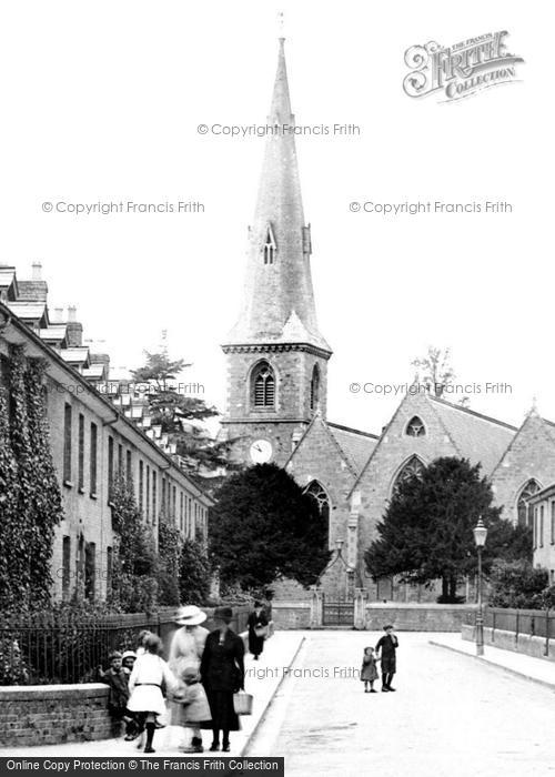 Photo of Tiverton, The Church And St Paul's Street 1920