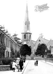The Church And St Paul's Street 1920, Tiverton
