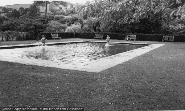 Photo of Tiverton, The Paddling Pool c.1960