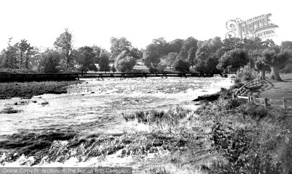 Photo of Tiverton, The Weir c.1955