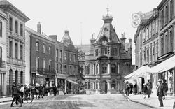 Town Hall And Fore Street 1920, Tiverton