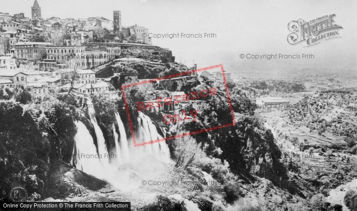Photo of Tivoli, View With Waterfalls c.1930