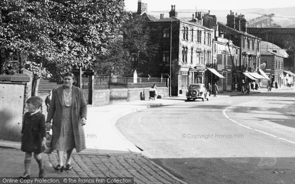 Photo of Todmorden, Burnley Road c.1955