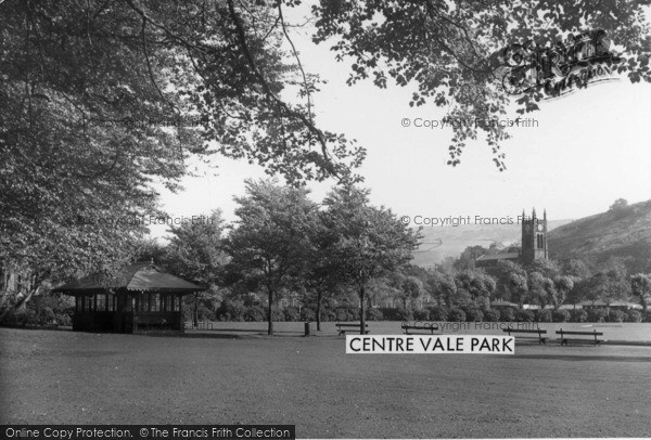 Photo of Todmorden, Centre Vale Park c.1955