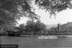 Centre Vale Park c.1955, Todmorden