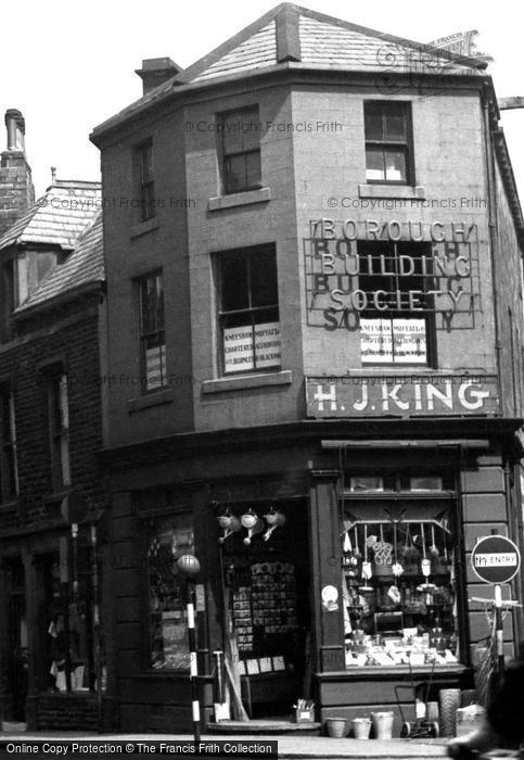 Photo of Todmorden, Church Street, Ironmongers c.1950