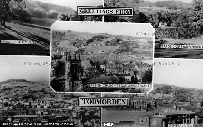 Photo of Todmorden, Composite c.1965