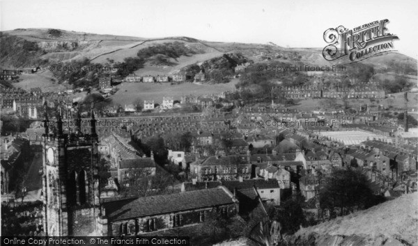 Photo of Todmorden, Parish Church From Lovers' Walk c.1965