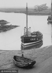 Boats At Woodrolfe c.1955, Tollesbury