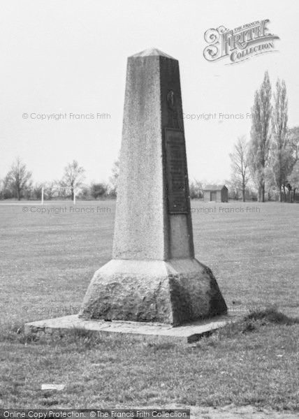 Photo of Tollesbury, Recreation Ground, Memorial c.1965