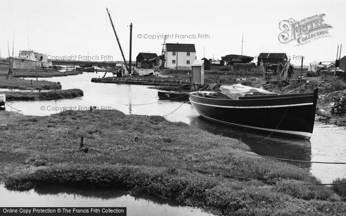 Photo of Tollesbury, The Creek c.1955