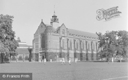 Football By The School Chapel 1948, Tonbridge