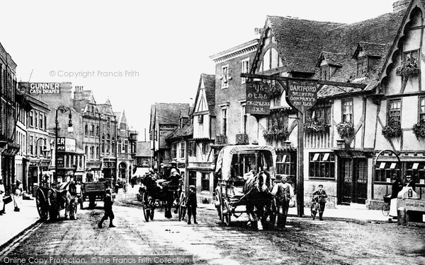 Photo of Tonbridge, High Street, Ye Olde Chequers Inn 1890