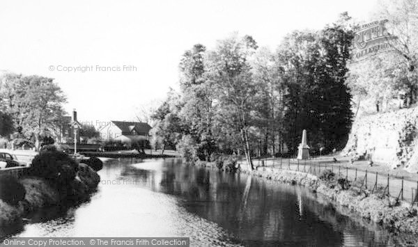 Photo of Tonbridge, The River c.1960