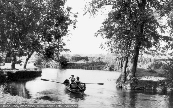 Photo of Tonbridge, The River Medway c.1950