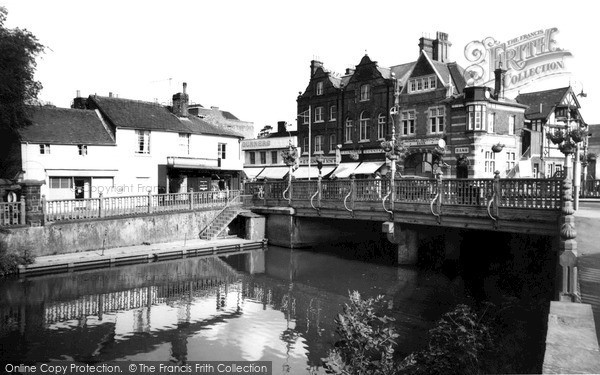 Photo of Tonbridge, Town Bridge c.1960