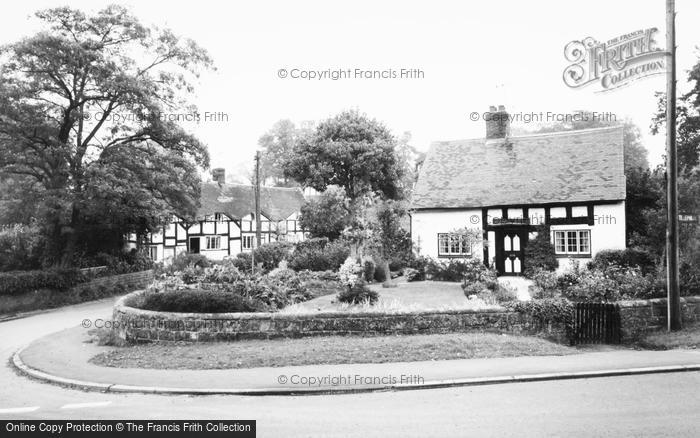 Photo of Tong, Old Cottages c.1955
