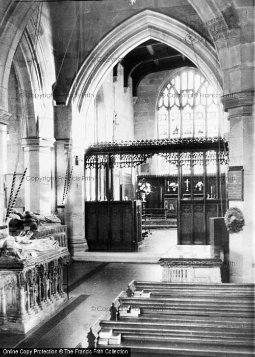 Photo of Tong, The Church Interior c.1950
