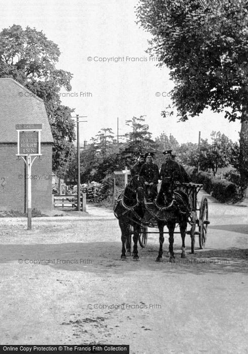 Photo of Tongham, Soldiers In Cart 1906