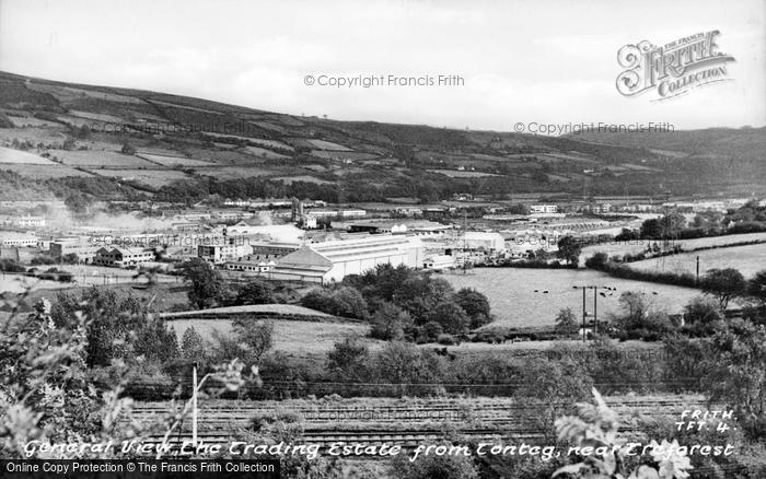 Photo of Tonteg, General View Of The Trading Estate c.1955