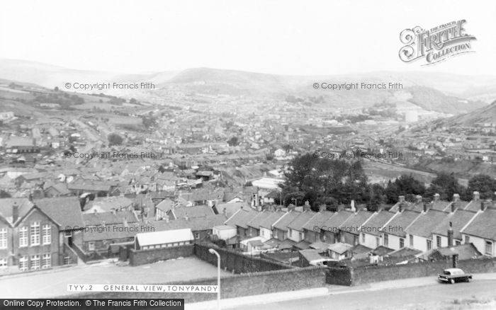 Photo of Tonypandy, General View c.1960