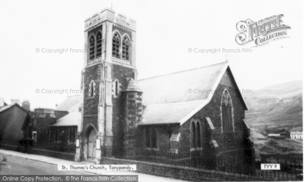 Photo of Tonypandy, St Thomas's Church c.1965