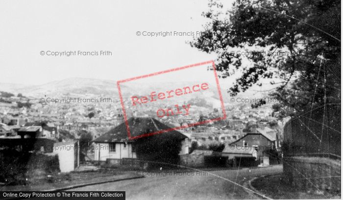 Photo of Tonypandy, View From Penygraig Park c.1960