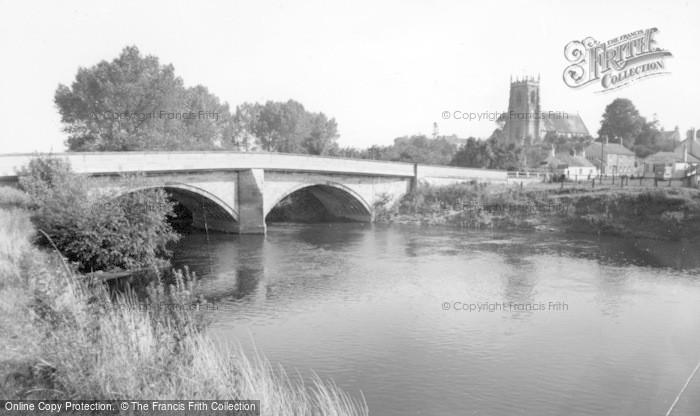 Photo of Topcliffe, The Bridge And St Columba's Church c.1960