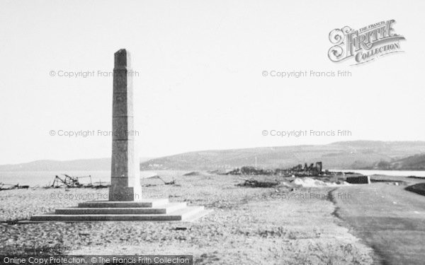 Photo of Torcross, American Memorial Tribute To The Devon People c.1950