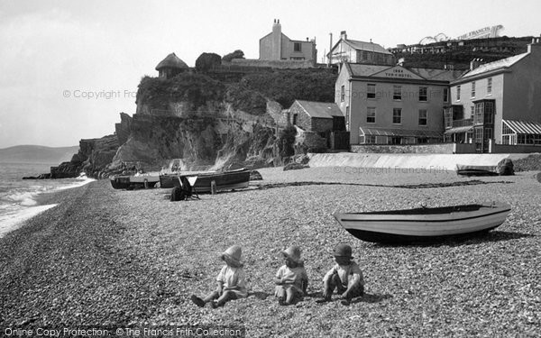 Photo of Torcross, Children On The Beach 1930