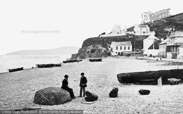 Photo of Torcross, The Beach c.1875
