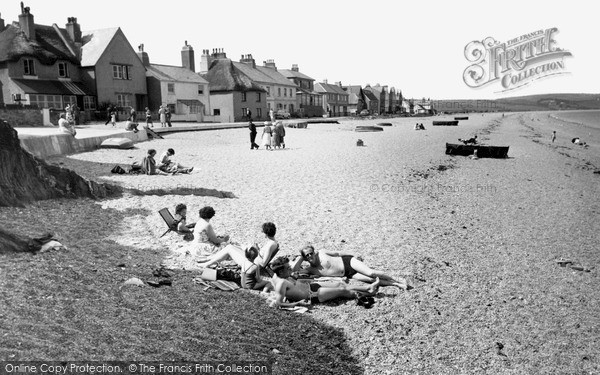 Photo of Torcross, The Beach c.1955