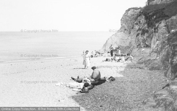 Photo of Torcross, The Beach c.1955