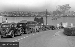 Queue For The Ferry c.1955, Torpoint