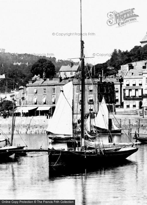 Photo of Torquay, A Sailing Boat 1888