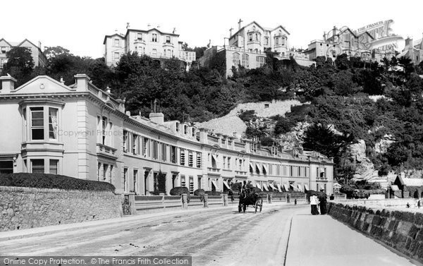 Photo of Torquay, Abbey Crescent 1896