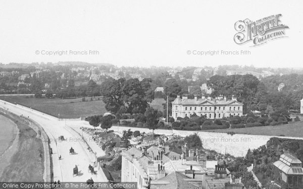 Photo of Torquay, Abbey Crescent And Belgravia Hotel 1896