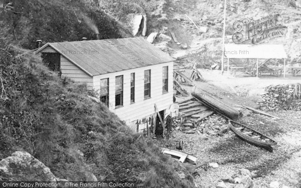 Photo of Torquay, Anstey's Cove, Boathouse 1894
