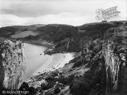 Anstey's Cove From Golf Links 1920, Torquay