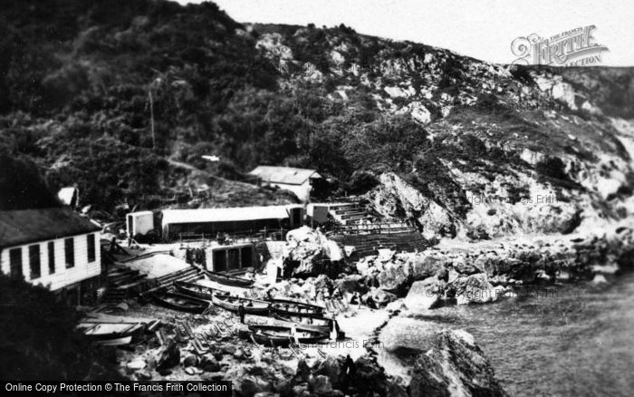 Photo of Torquay, Anstey's Cove, Refreshment Houses And Beach c.1920