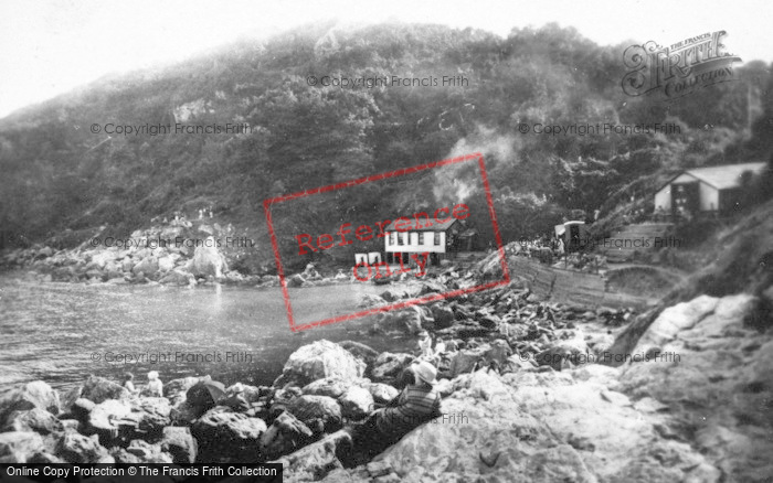 Photo of Torquay, Anstey's Cove, Refreshment Houses And Beach c.1920