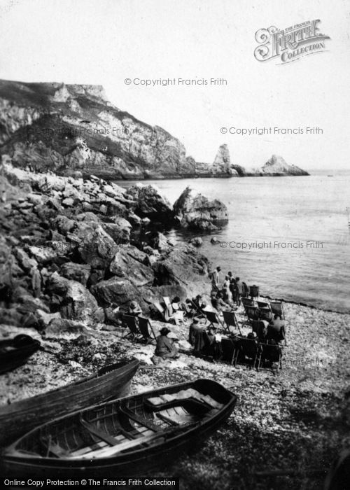 Photo of Torquay, Anstey's Cove, The Beach c.1920