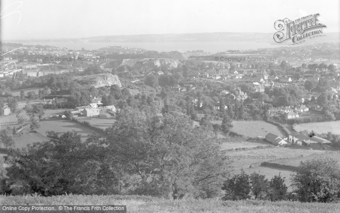 Photo of Torquay, Barton And Torbay From Great Hill c.1939