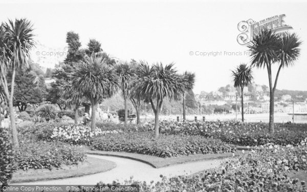 Photo of Torquay, Bay From Gardens c.1939