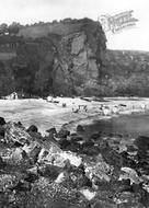 Beach Huts, Oddicombe Beach c.1881, Torquay