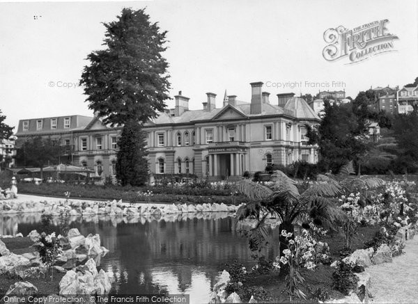 Photo of Torquay, Belgrave Hotel 1924