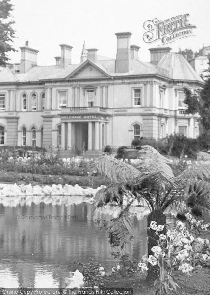 Photo of Torquay, Belgrave Hotel 1924