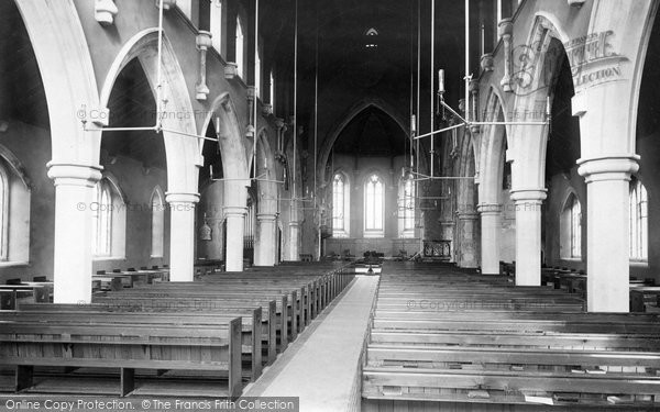 Photo of Torquay, Church Of Holy Trinity Interior 1896