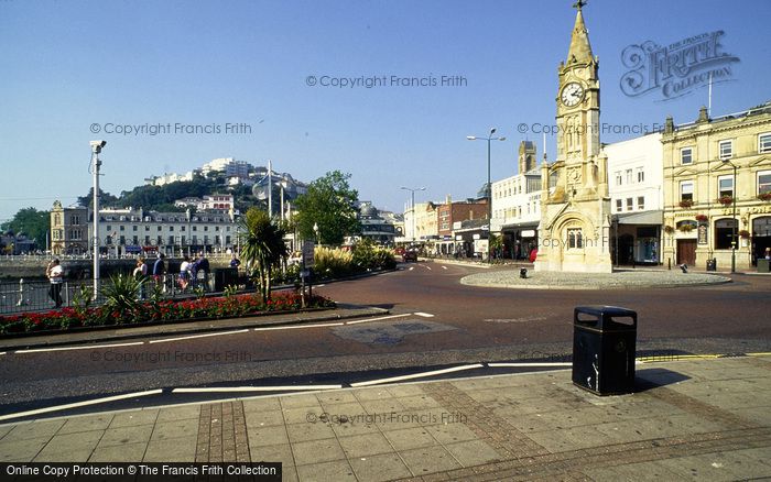 Photo of Torquay, Clock Tower And The Strand c.1995